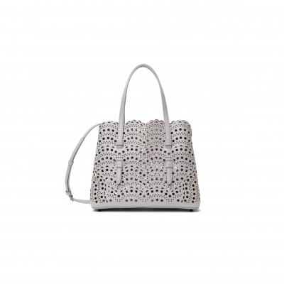 ALAÏA GRAY MINA 25 BAG AA1S06725C0A44 (25*20*12cm)